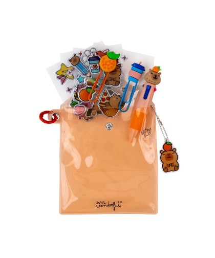 16544 Kit para decorar tu agenda - Capybara