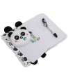 16580 Set de libreta A5 + monedero + boli borrable - Panda