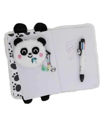 16581 Set de libreta A5 + monedero + boli borrable - Panda