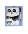 16582 Set de libreta A5 + monedero + boli borrable - Panda