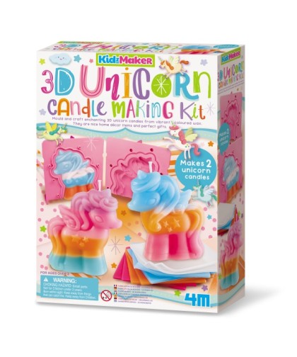 16628 Kidz Maker Velas Unicornio 3D