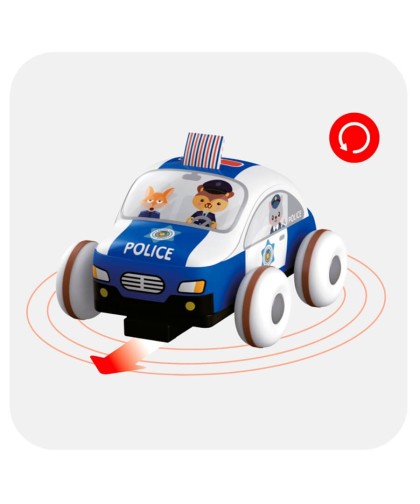 16746 Coche de policÌa blando con radiocontrol