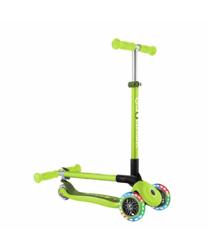 16790 Patinete Primo Foldable de Luces Verde Lima