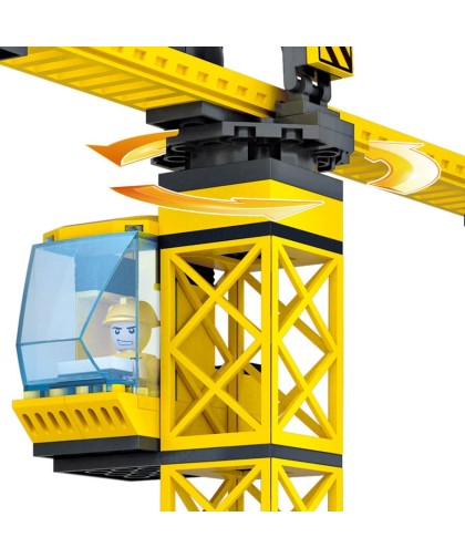 16797 Bloques de construcción zona en obras - 804 piezas