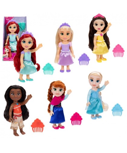 16898 Mini Muñecas Princesas Disney c  Peine