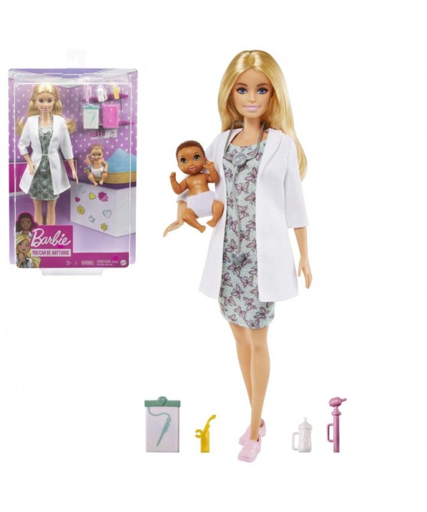 16905 Barbie Doctora con bebé