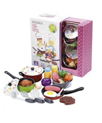 1742 Set Menaje Cocina Metalico 22Pcs