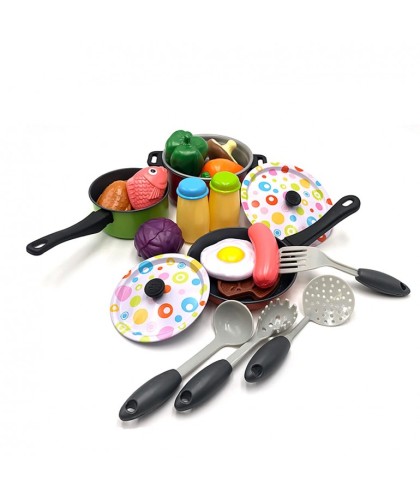 1743 Set Menaje Cocina Metalico 22Pcs