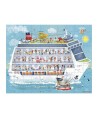 1751 2 Puzzles Barco de Crucero 100 y 200 Pcs