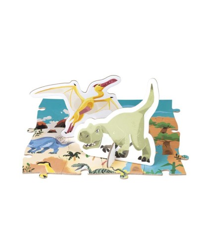 1766 Puzzle Educativo Los Dinosaurios 200 Pcs