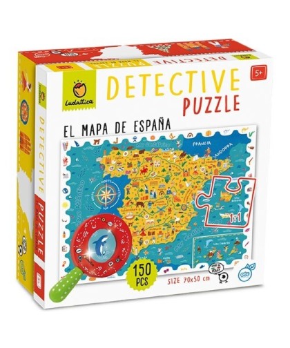 1837 Puzzle Detective Mapa España