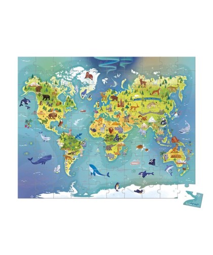 1842 Puzzle Del Mundo 100 Pcs