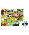 1889 Puzzle Los Animales De La Granja