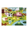 1890 Puzzle Los Animales De La Granja