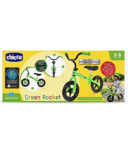 2049 Bicicleta Sin Pedales Green Rocket