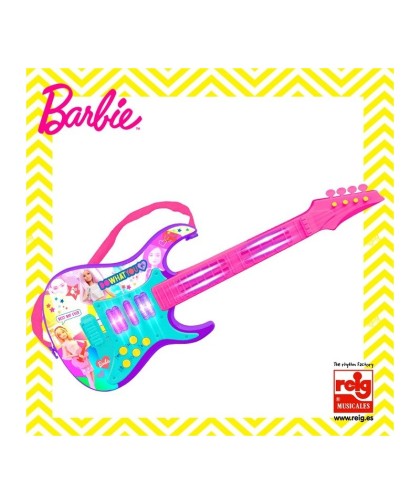 2169 Guitarra Electronica con Luz Barbie