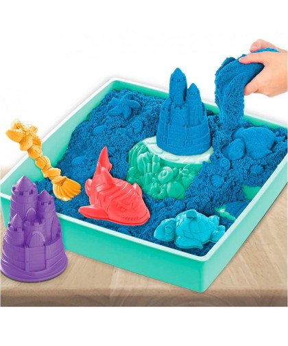 2288 Kinetic Sand Sandbox Set - Azul