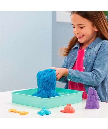 2289 Kinetic Sand Sandbox Set - Azul