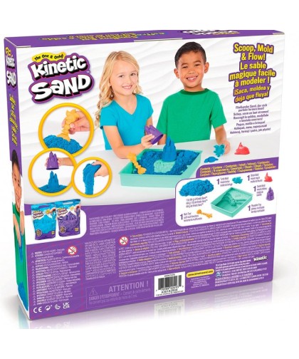 2291 Kinetic Sand Sandbox Set - Azul