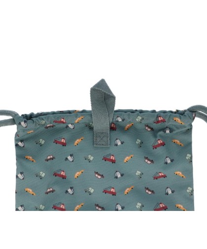 2377 Mochila Saco Impermeable Vintage Cars