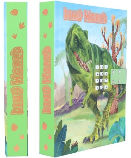 2663 Dino World Diario con Codigo y Sonido