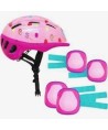 3476 Set Casco + Protecciones Rosa