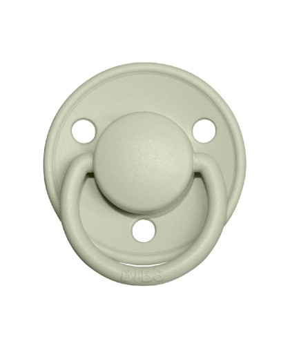 3633 2 Chupetes BIBS De Lux Ivory Sage Talla Unica Silicona