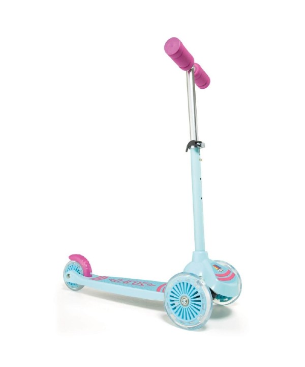 360 Patinete Maxi Scooter Con Luces Rosa