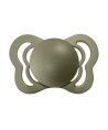 3685 2 Chupetes BIBS Couture Vanilla Olive Talla 2 Silicona