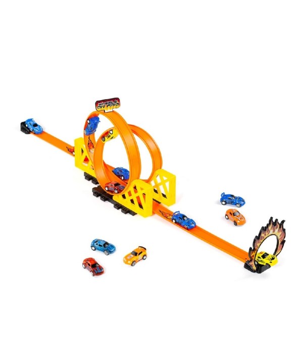 3847 Pista de Coches Molto Ultimate con 2 Looping