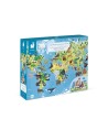 3956 Puzzle Educativo Animales Peligro 200 Pc