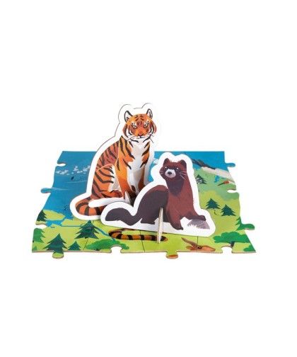 3957 Puzzle Educativo Animales Peligro 200 Pc