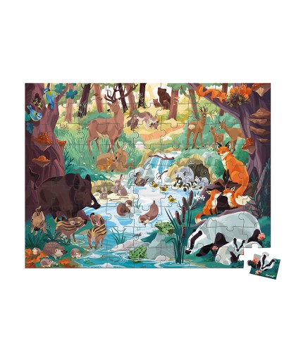 3994 Puzzle Huellas de Animales 81 Pcs