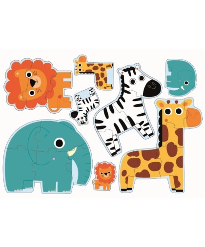 4061 Puzzle Evolutivo Primo En La Jungla