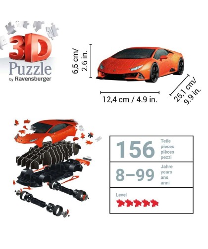 4069 Puzzle 3D Lamborghini Huracan Evo