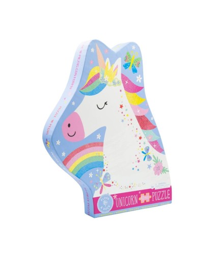 4163 Puzzle Con Forma Unicornio 40 Pcs