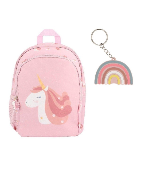 4879 Mochila Mediana Magical Unicorn + Llavero