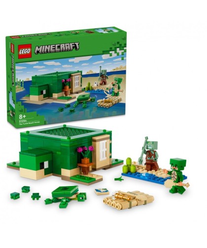 5010 Lego Minecraft La Casa Tortuga De La Playa