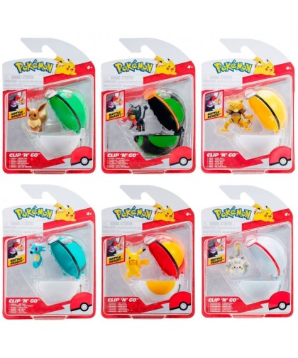 5422 Pokeball Clip N Go Surtido