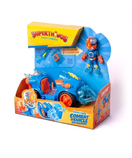 5832 Superthings Vehiculo Combate Kid Kazoom