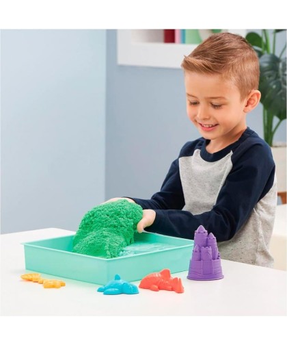 5908 Kinetic Sand Sandbox Set - Verde