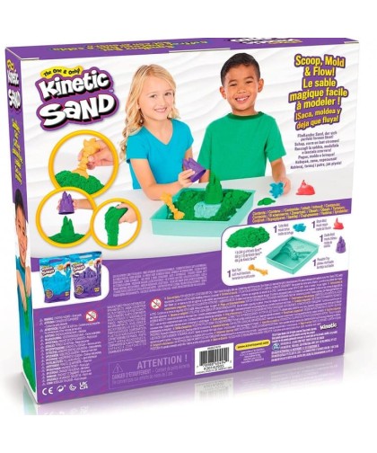 5910 Kinetic Sand Sandbox Set - Verde