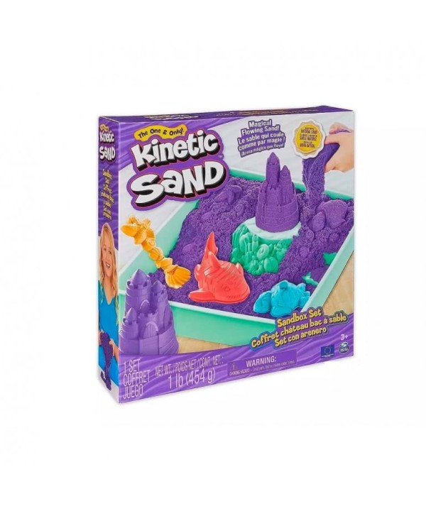 5912 Kinetic Sand Sandbox Set - Morada