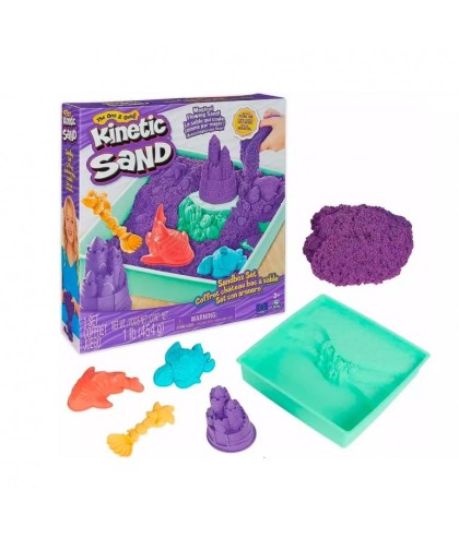 5913 Kinetic Sand Sandbox Set - Morada