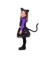 5936 Gatita Violeta Halloween 3-4 Años