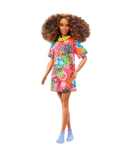 6218 Barbie Fashionista Pelo Rizado