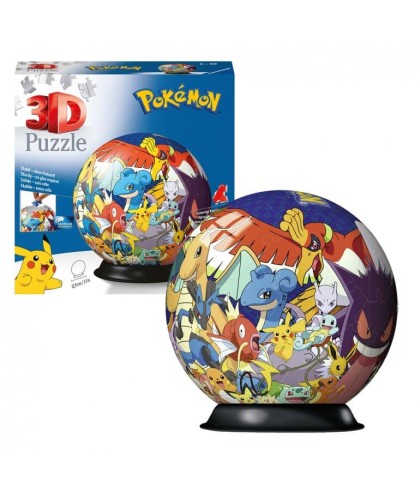 6252 Puzzle 3D Bola Pokemon