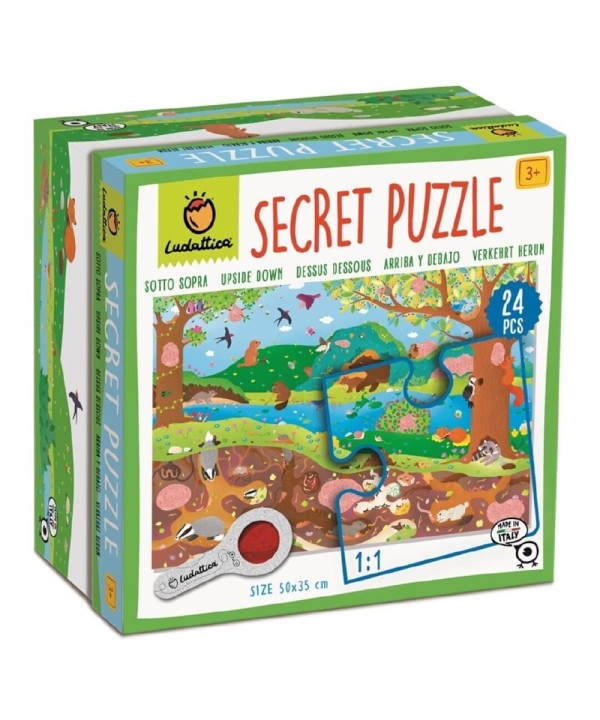 6542 Secret Puzzle - Arriba y Abajo 24 Pcs