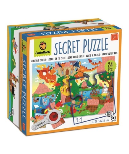 6557 Secret Puzzle- Asalto al Castillo 24 Pcs