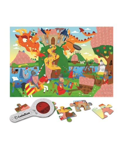 6558 Secret Puzzle- Asalto al Castillo 24 Pcs